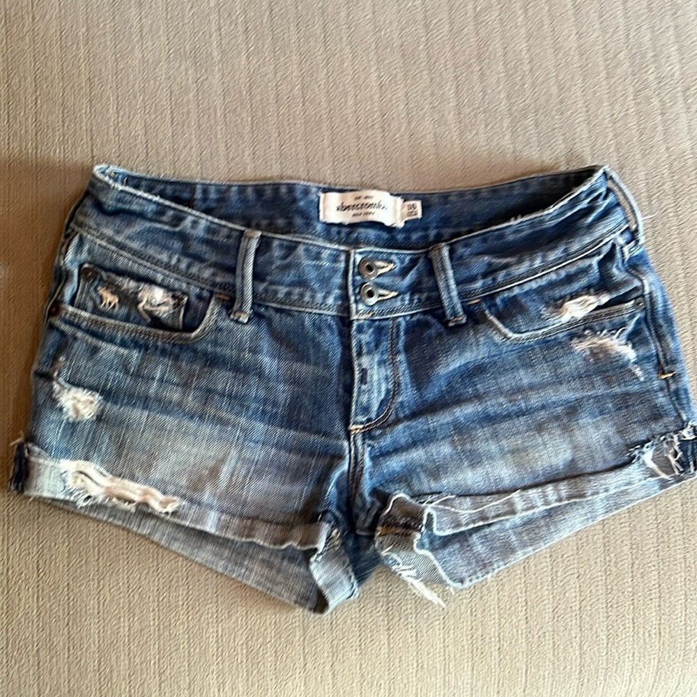 Abercrombie jean shorts size 16